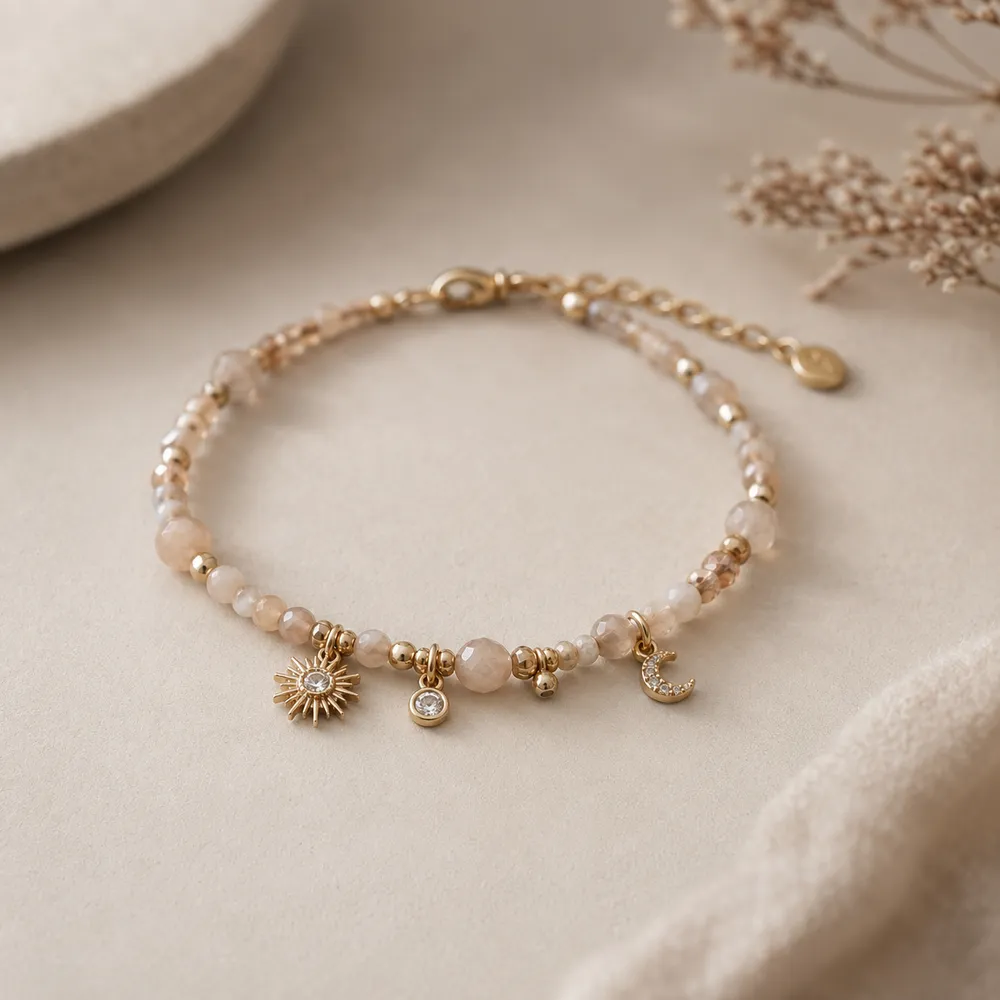 Beaded Charm Bracelet
