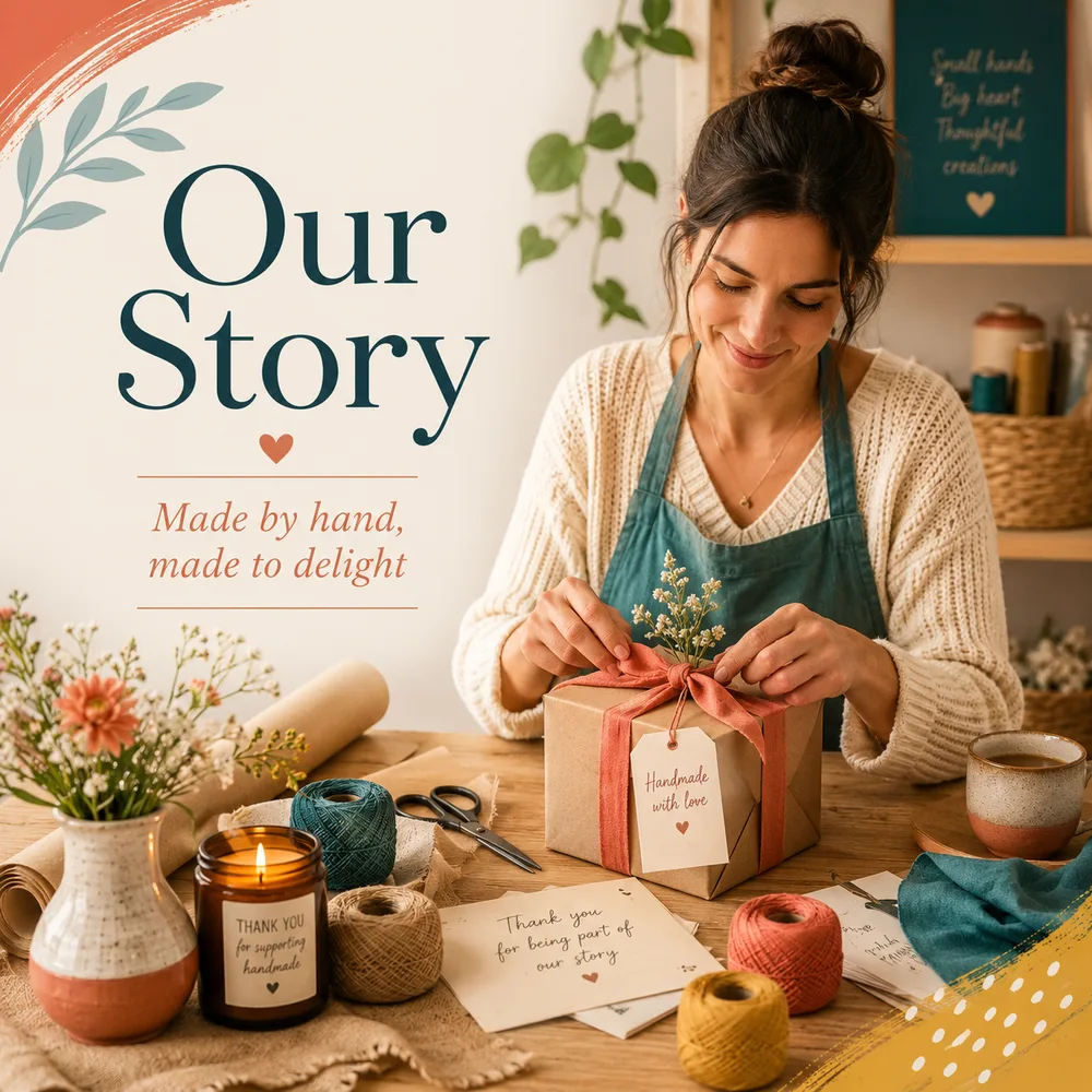 The story behind MYKA SHOP — handmade crafts, accessories and gifts